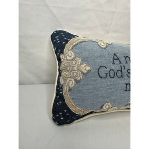 Decorative Throw Pillow Nurse God's Angel Mercy Blue Tapestry Accent